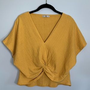 Zara twist front top